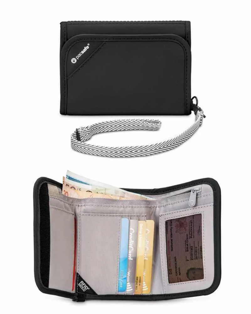 Pacsafe RFIDsafe V125 - Anti-theft RFID Blocking Tri-Fold Wallet