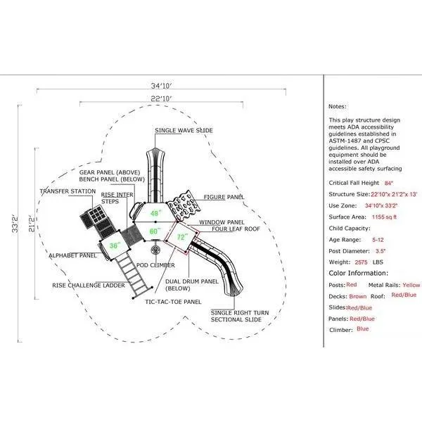 PD-1626 R | Commercial Playground Equipment