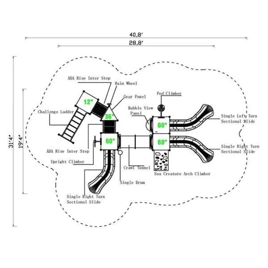 PD-KP-1519 | Commercial Playground Equipment