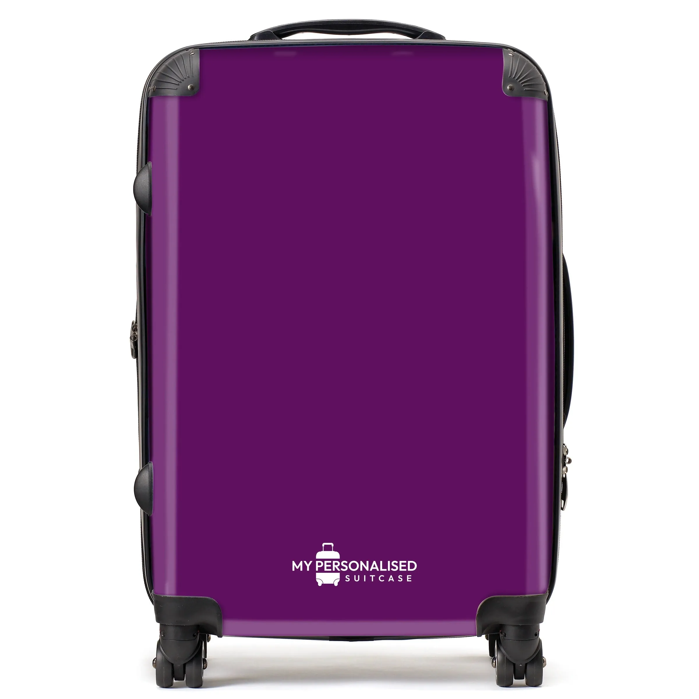 Personalised Dark Purple Suitcase