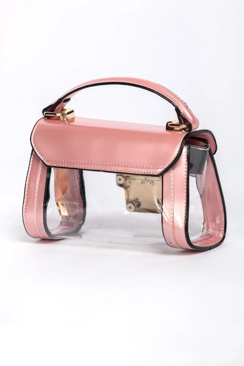 Pink Transparent Mini Pochette