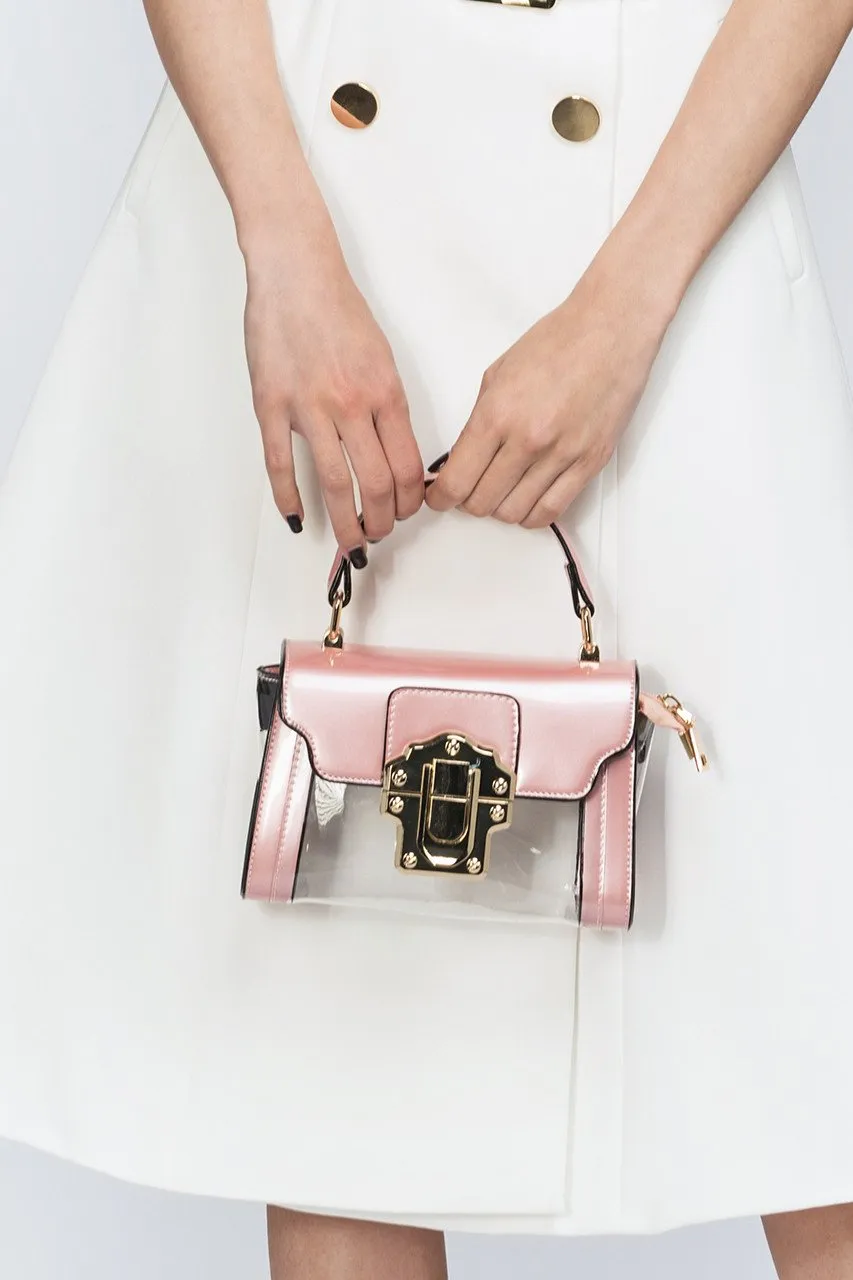 Pink Transparent Mini Pochette