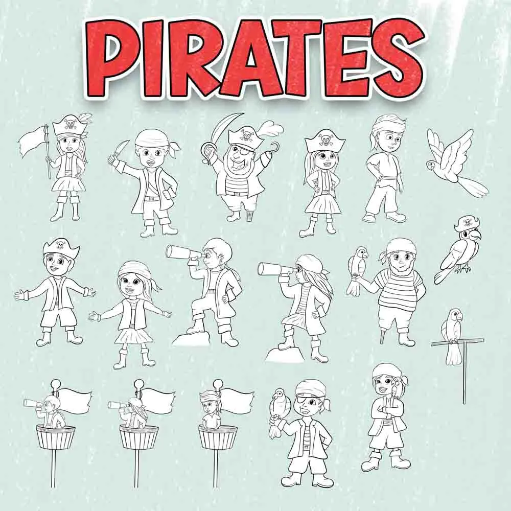 Pirate Scene Creator Set