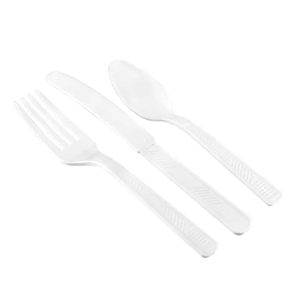 Plastic Clear Combo Cutlery