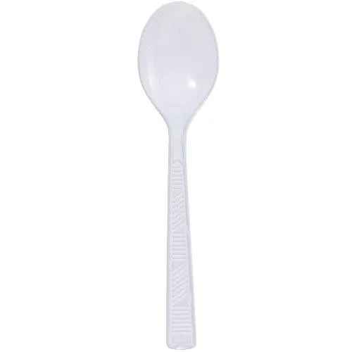 Plastic Cutlery<br/>Size Options: Fork, Teaspoon, Knife, and Soupspoon