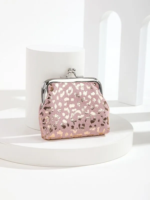 Polka Dot Perfection Women's Stylish & Versatile Kiss Lock Coin Purse