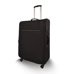 Qubed Pi 66cm Suitcase Spinner Black