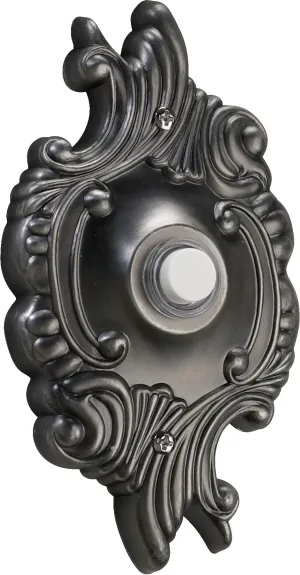 Quorum 7-309-92 Door Chime Button - Antique Silver