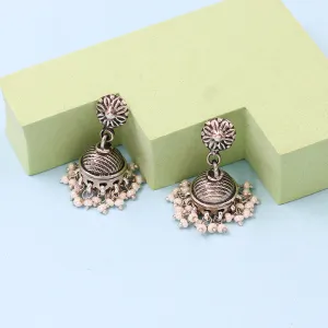 Radiant Elegance: Sangeeta Boochra Silver Handcrafted Earrings