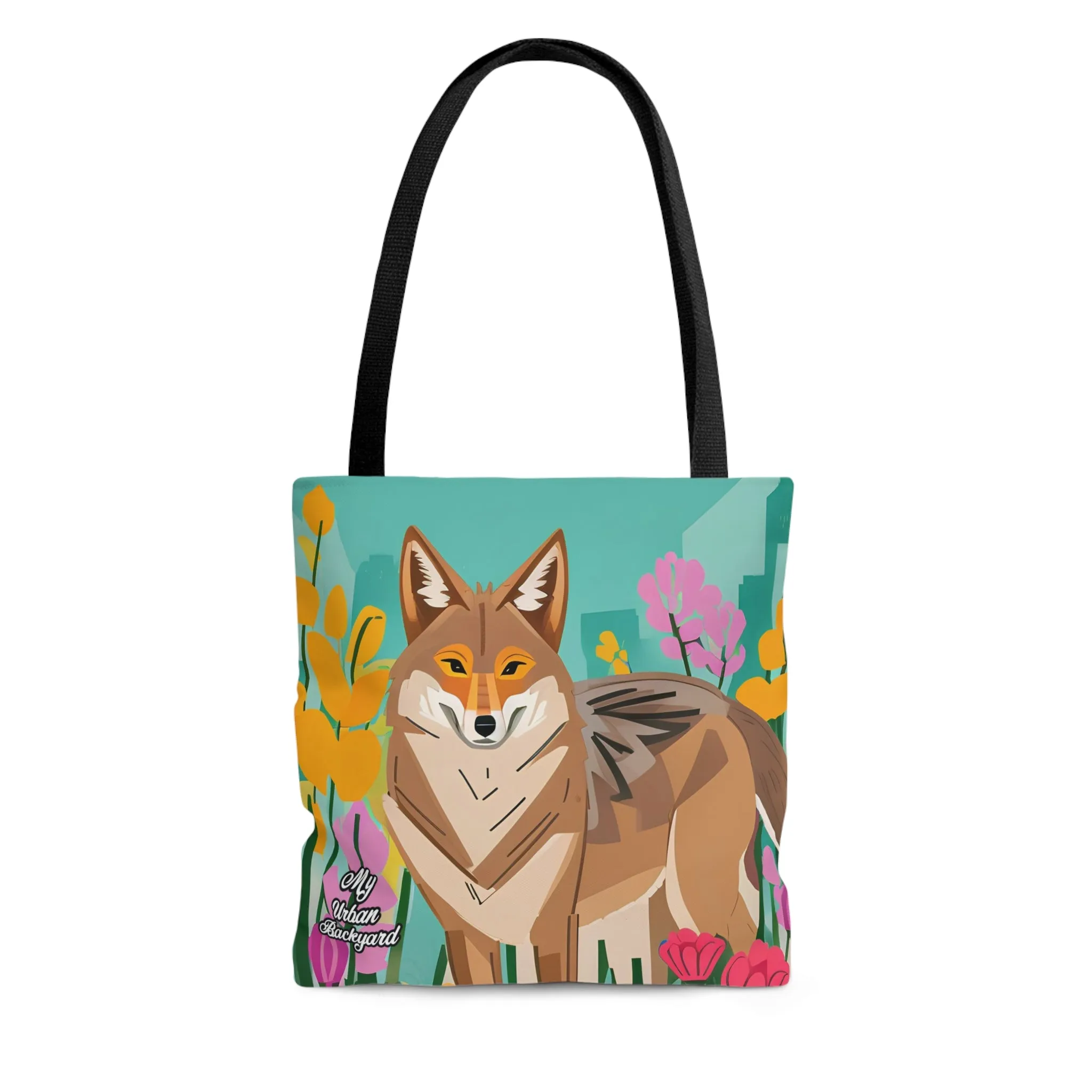 Reusable Tote Bag for Everyday Use, Shoulder Bag w Cotton Handles - Urban Coyote