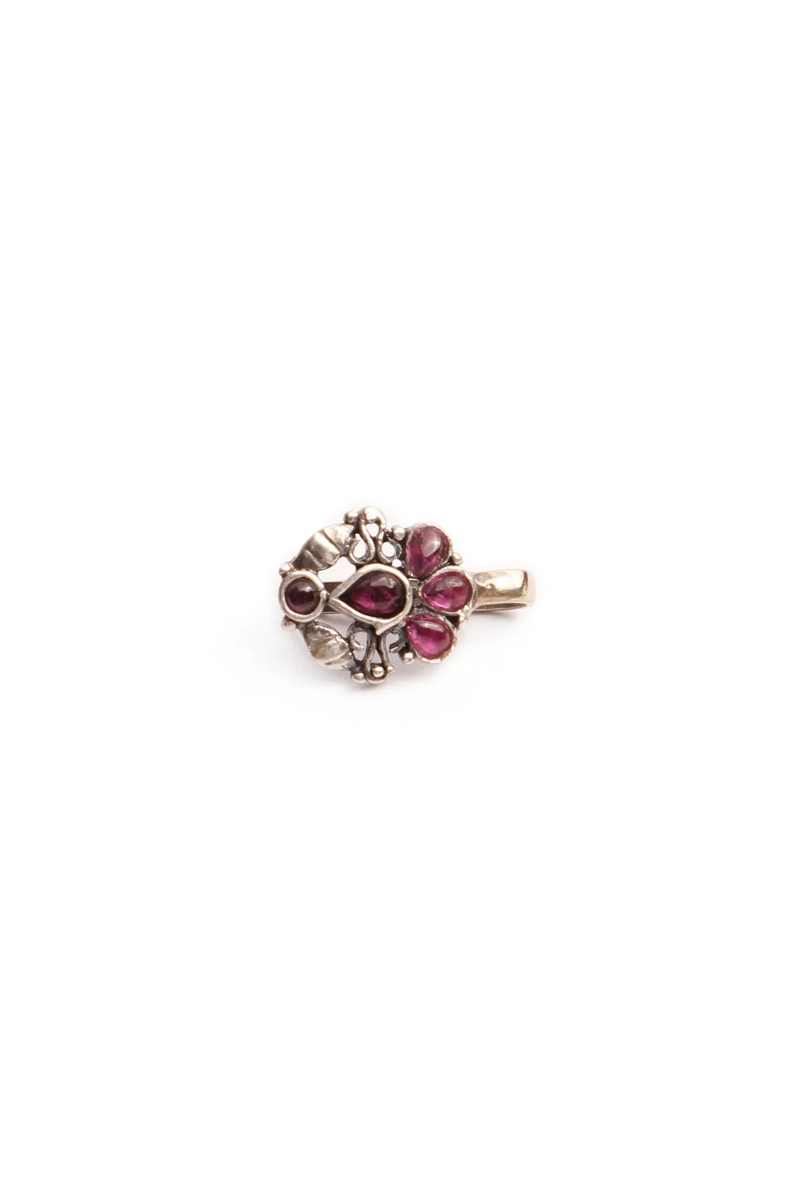 Ruhani 92.5 Sterling Silver Nose Pin