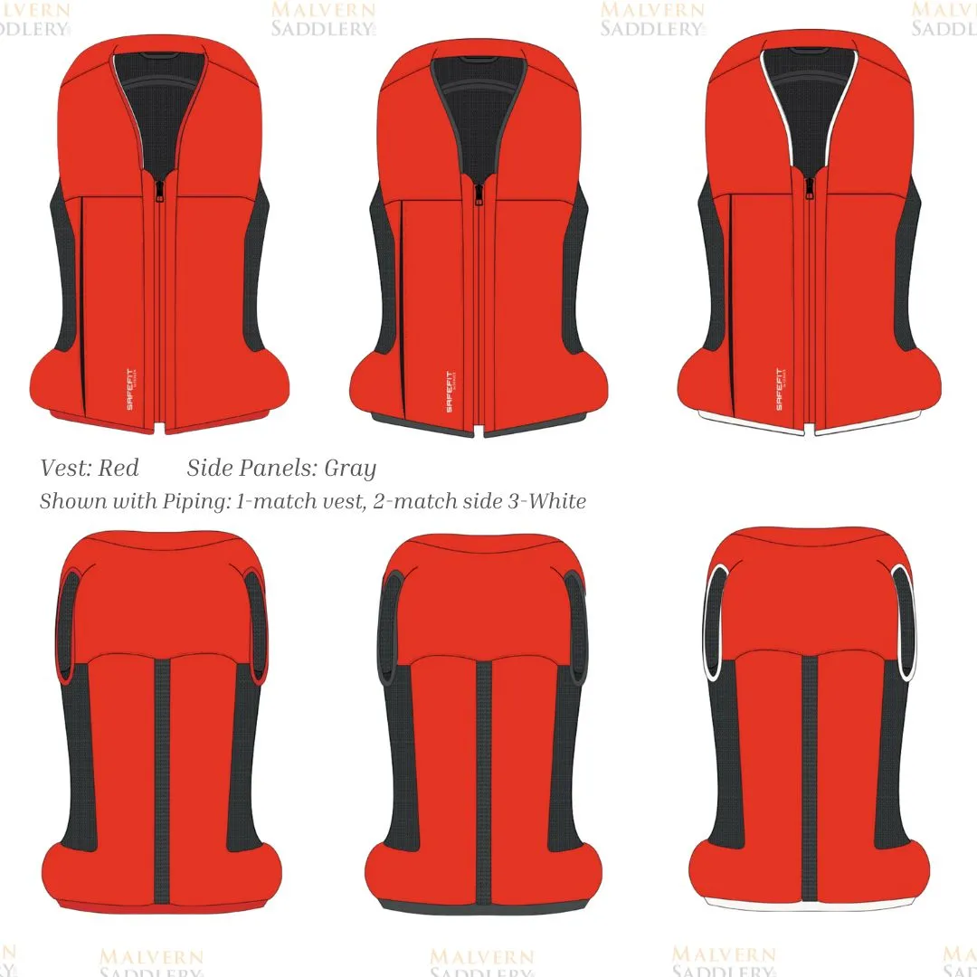 Safefit Airbag Vest - Red/Custom