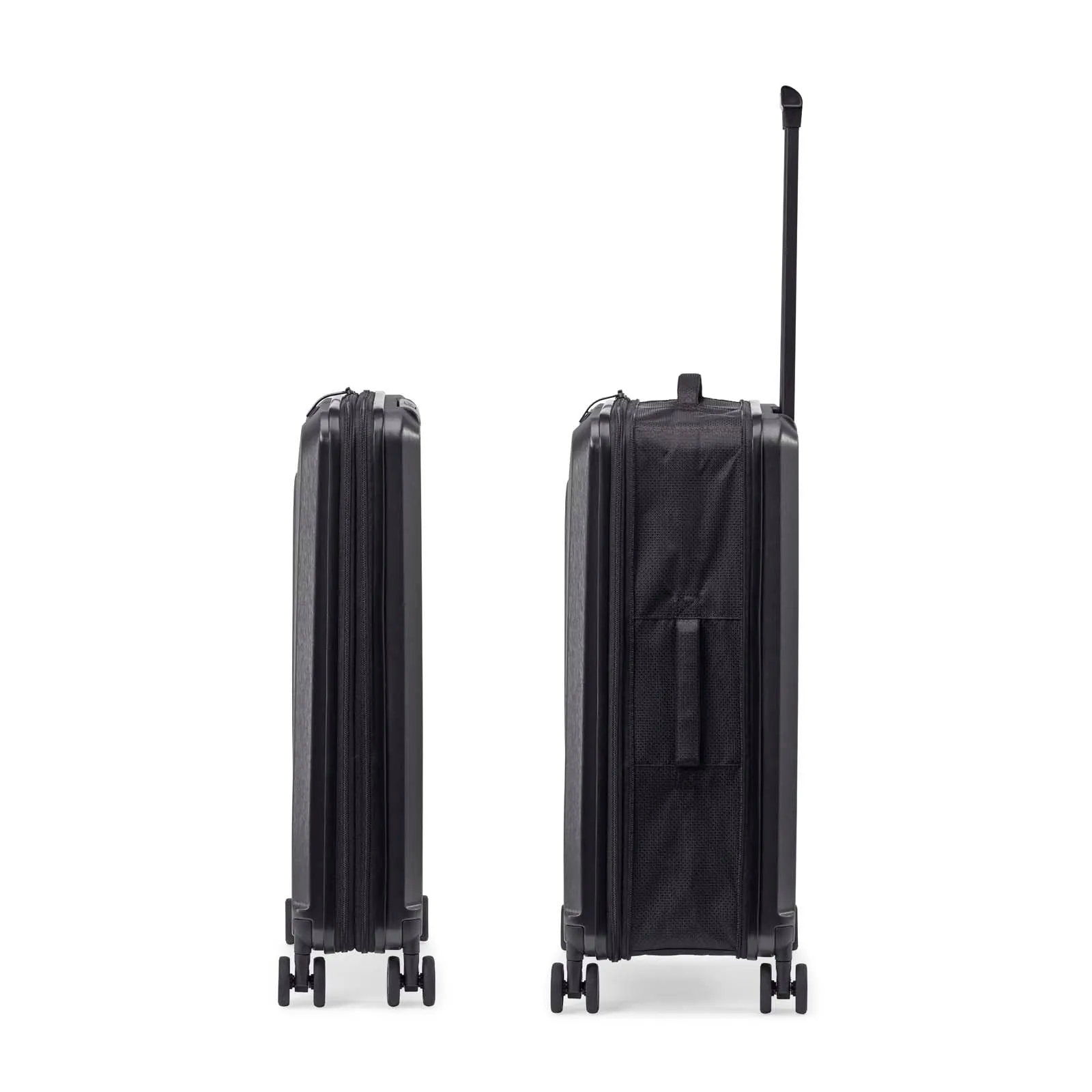 Senz° Foldaway Medium Check In Trolley | Pure Black