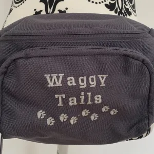 Set of 5 Custom Business Logo Dog Walking Belt Bags: Embroidered Bumbags