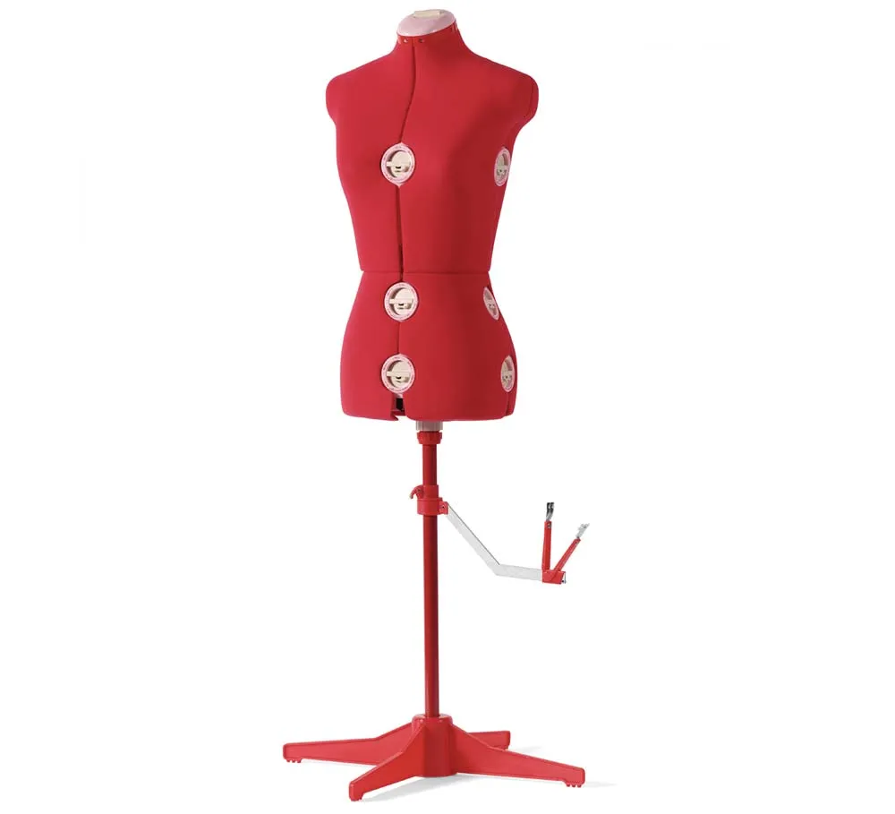 Singer Adjustable Red Mannequin /Dress Form Size S - M