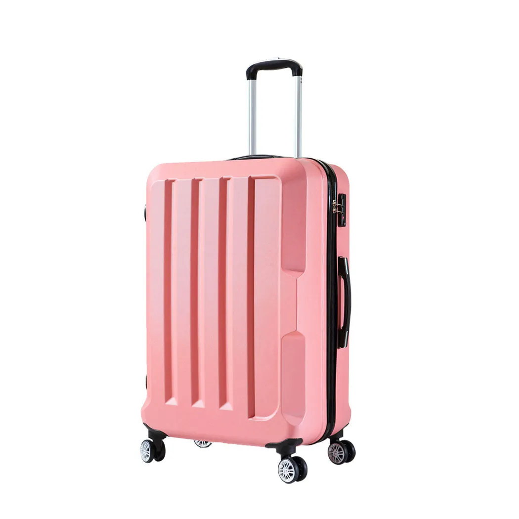 Slimbridge 20" Travel Luggage Lightweight Rose Gold 20 inch