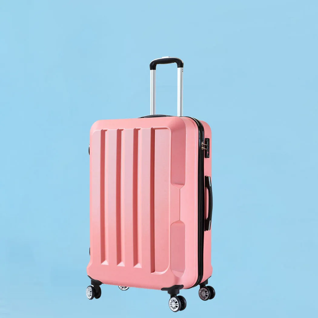 Slimbridge 20" Travel Luggage Lightweight Rose Gold 20 inch