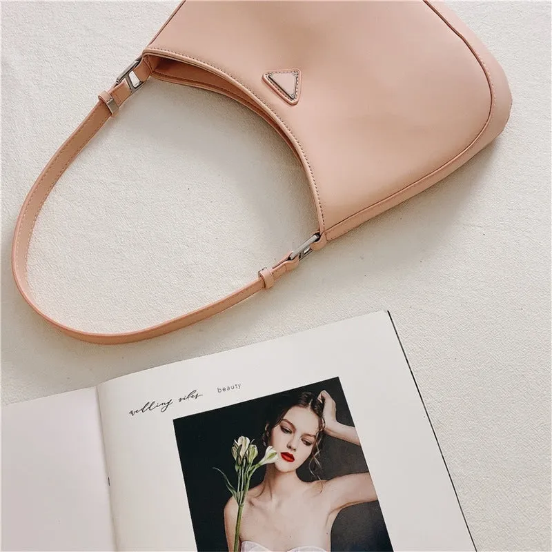 Small leather Underarm Shoulder bag