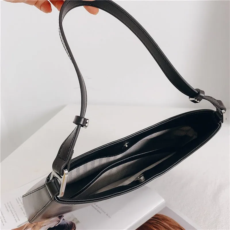 Small leather Underarm Shoulder bag