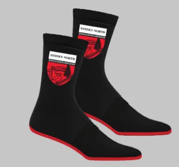 SNSSA Black Gym Socks