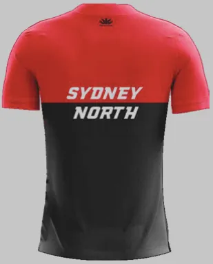 SNSSA Training Shirt Short Sleeve - Red and Black