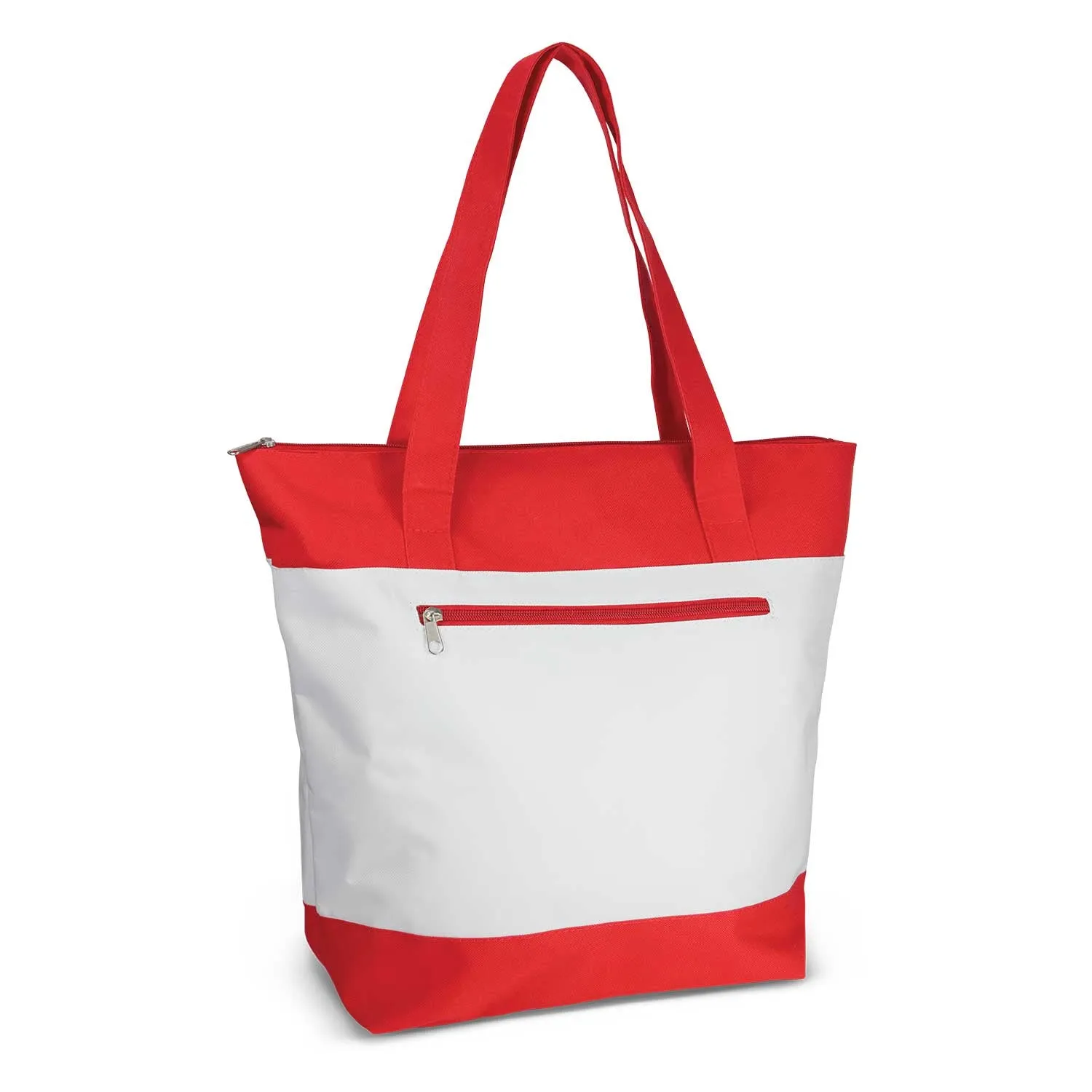 Stock Two Tone Nylon Tote(SNB-89T)