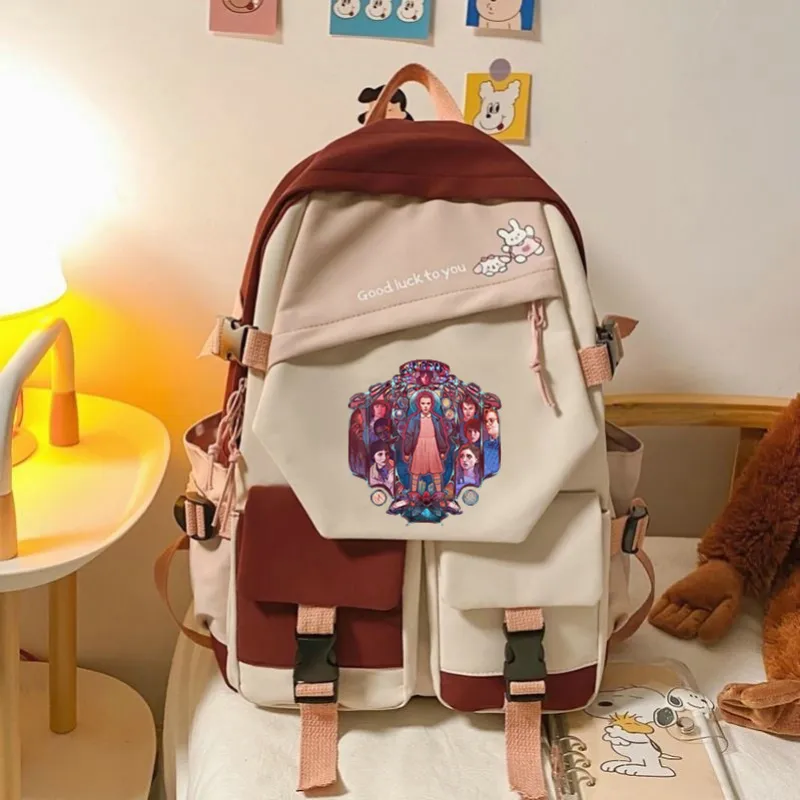 Stranger Things Backpack School Bag Men and Women Junior School Backpack Backpack