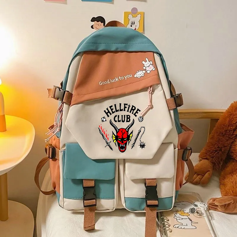 Stranger Things Backpack School Bag Men and Women Junior School Backpack Backpack