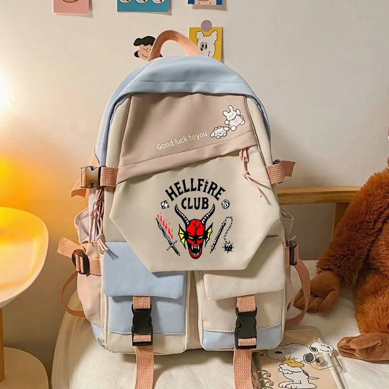 Stranger Things Backpack School Bag Men and Women Junior School Backpack Backpack