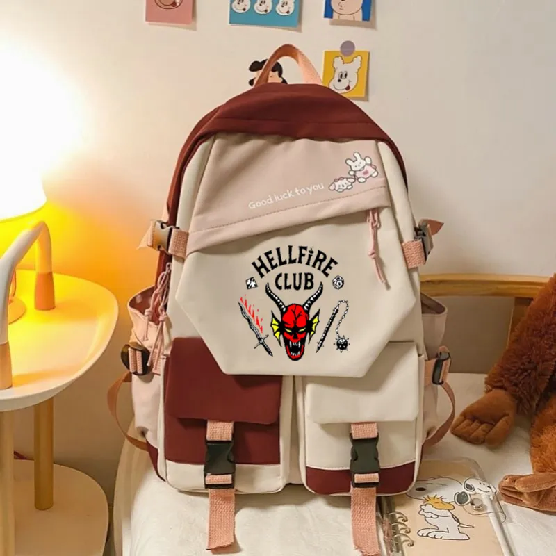 Stranger Things Backpack School Bag Men and Women Junior School Backpack Backpack