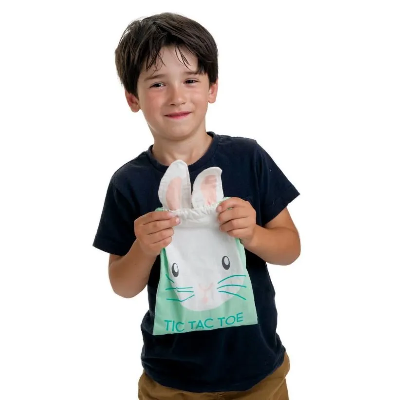 Tender Leaf Bunny Tic Tac Toe Game & Storage Bag