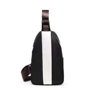 The White Stripe Chest crossbody bag