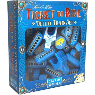 Ticket to Ride: 20th Anniversary Edition Deluxe Train Sets (The Blue Passenger Car)