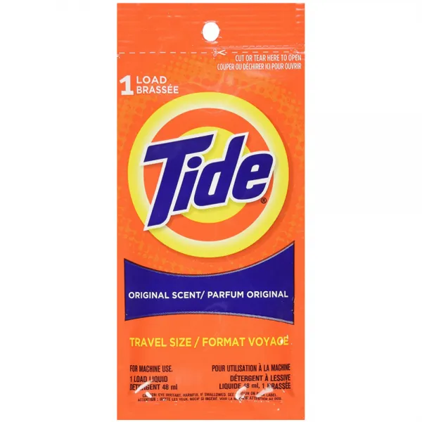 Tide Original Laundry Detergent Travel Size 1ct