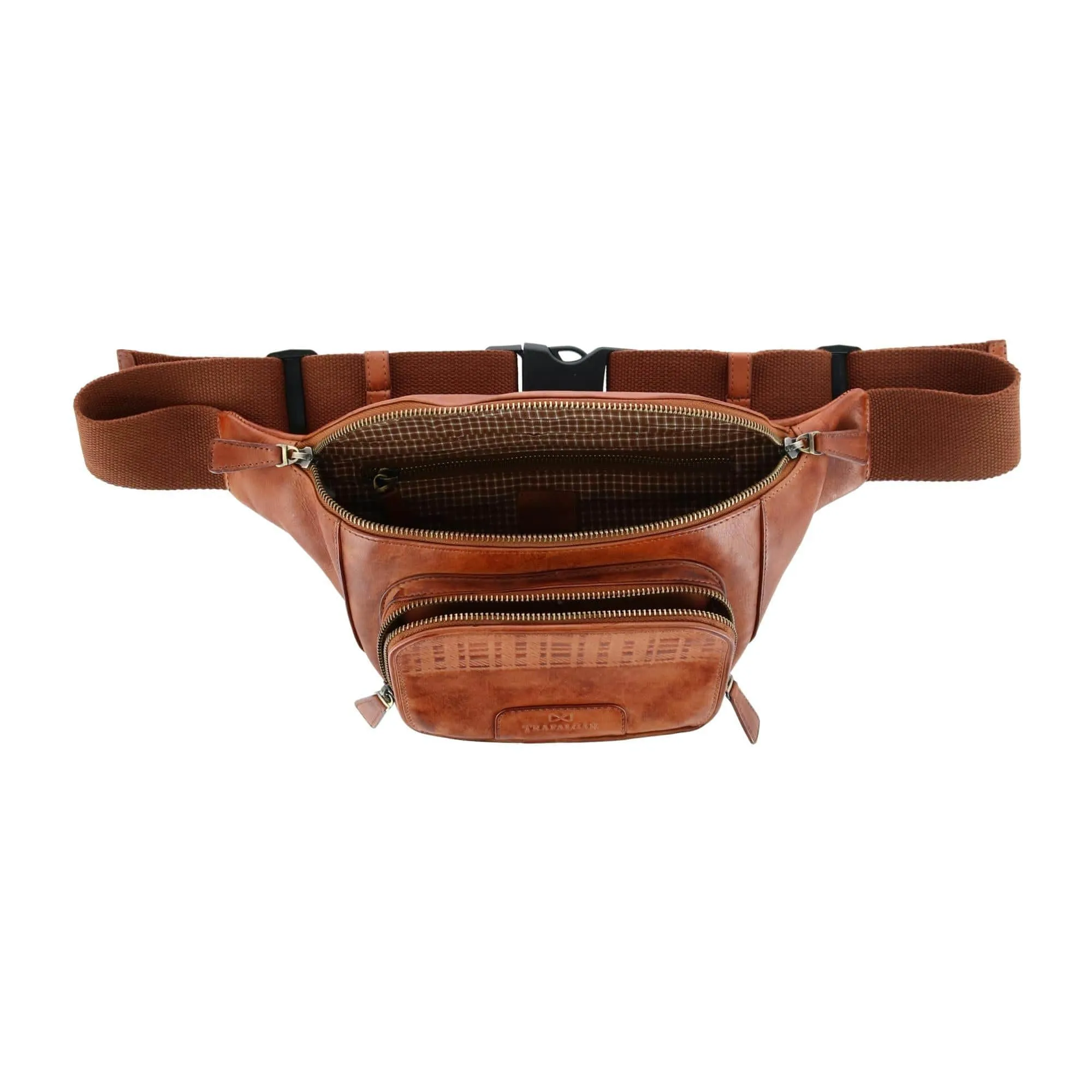 Trafalgar Caelen Leather Waist Pack Sling Bag