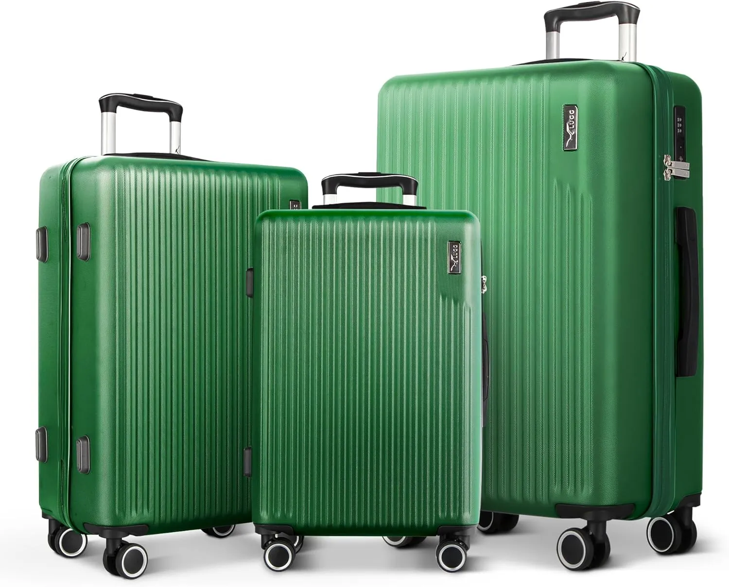 Vacay 3pc Suitcase Set in Forest