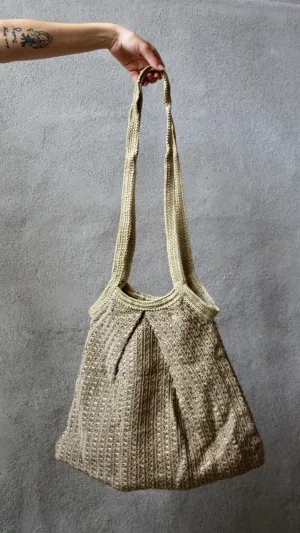 Vintage crochet market bag