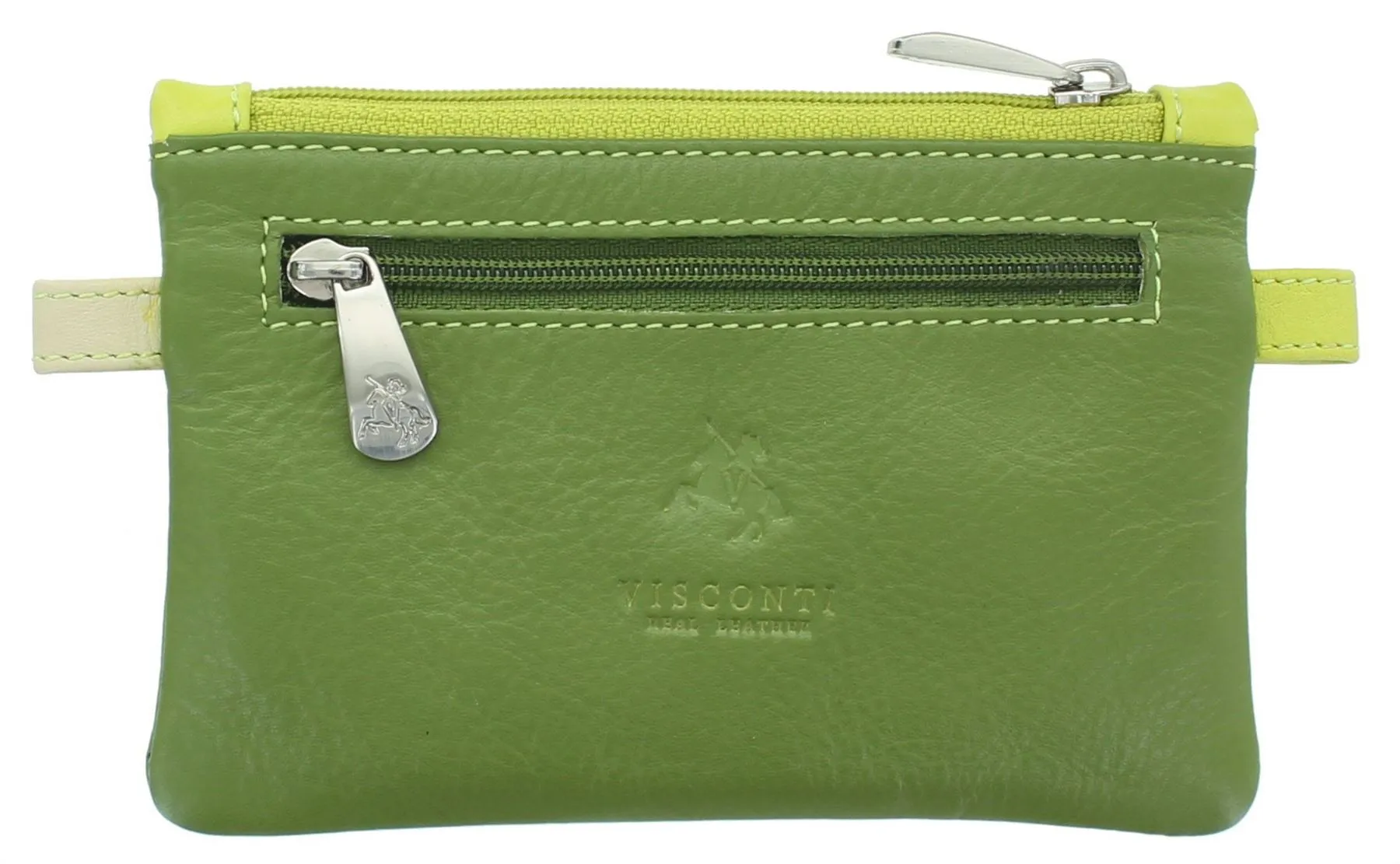 Visconti Leather Zip Top Cora Coin Purse with Keyring CP2a