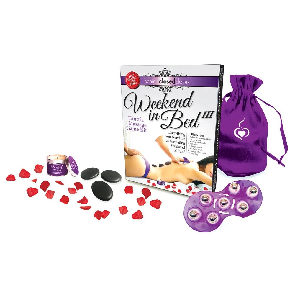 Weekend in Bed III Tantric Massage Game Kit