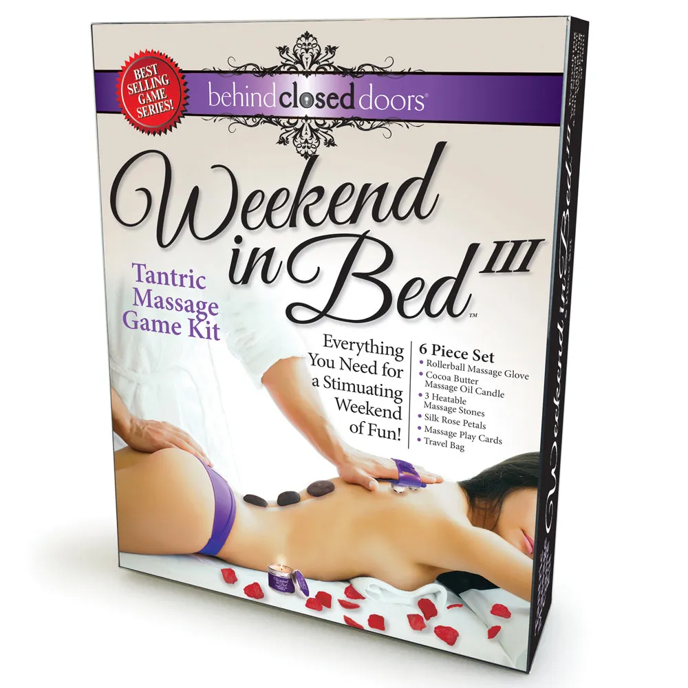 Weekend in Bed III Tantric Massage Game Kit