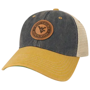 West Virginia Navy/Yellow Old Favorite Trucker