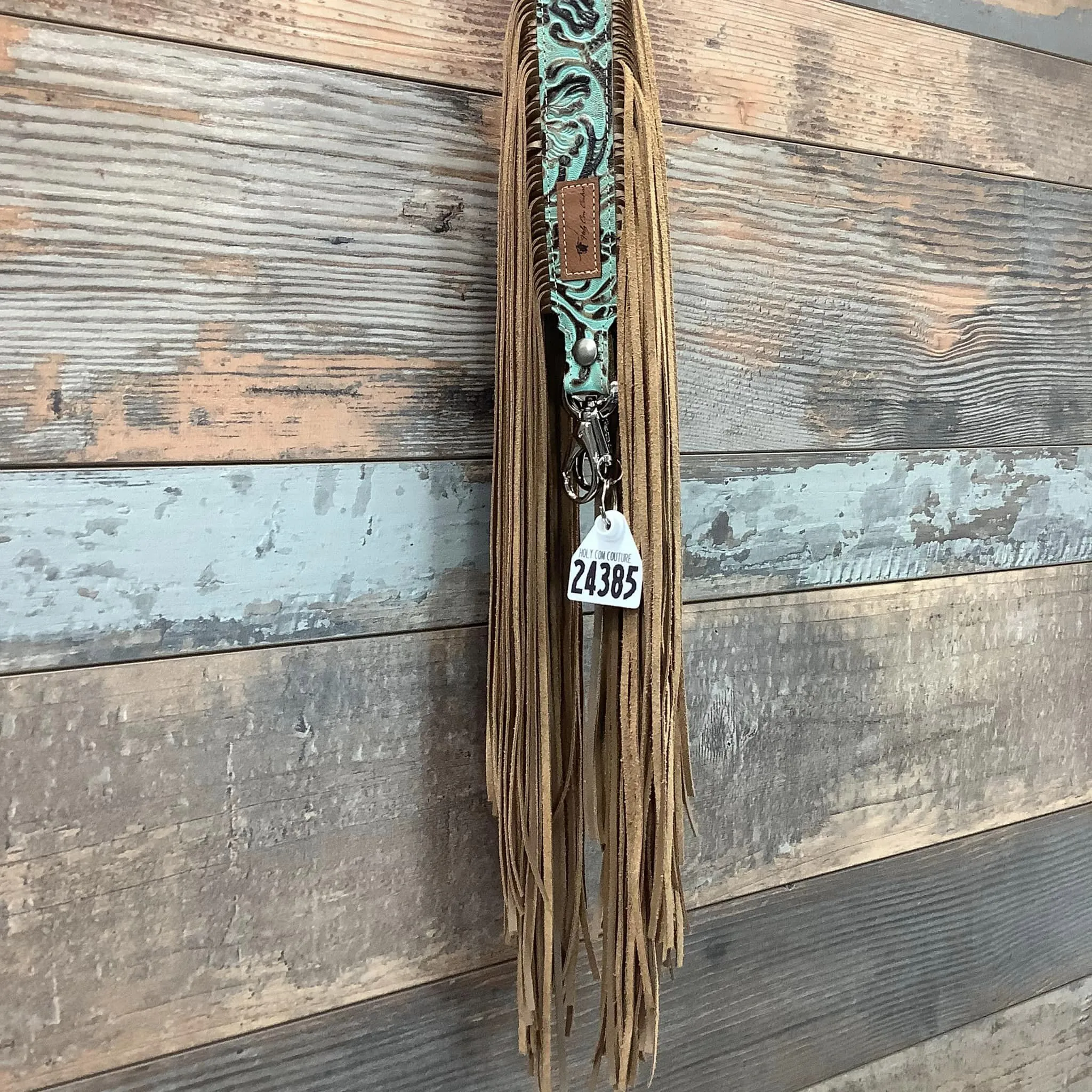 Western Mini Leather Fringe Strap 36" #24385