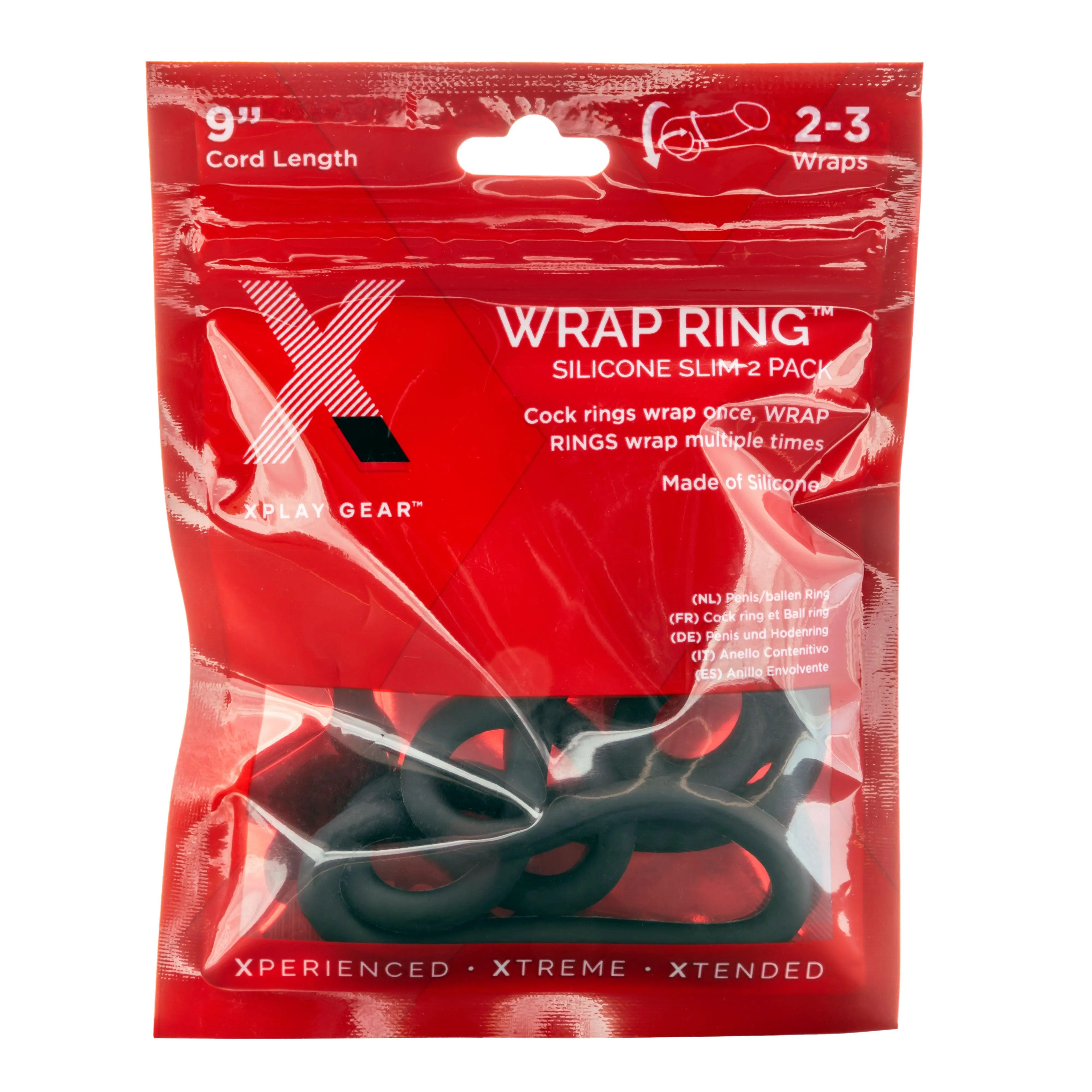 Xplay Silicone 9 Inch Thin Wrap Ring